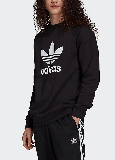 Logo Print Sweatshirt by adidas Originals Look Again