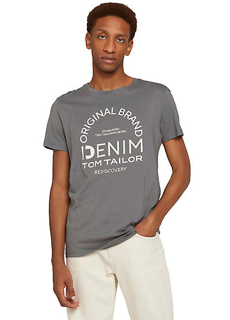 Logo Print T-Shirt by Tom Tailor Denim 