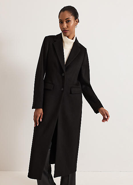 Lydia Long Wool Coat by Phase Eight Look Again