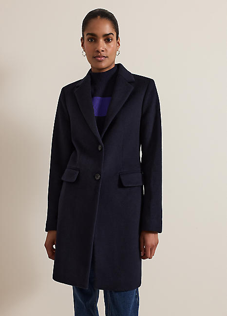 Phase Eight Petite Peacoat Lydia Wool Coat By Phase Eight Look