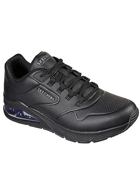 skechers street uno lace trainer