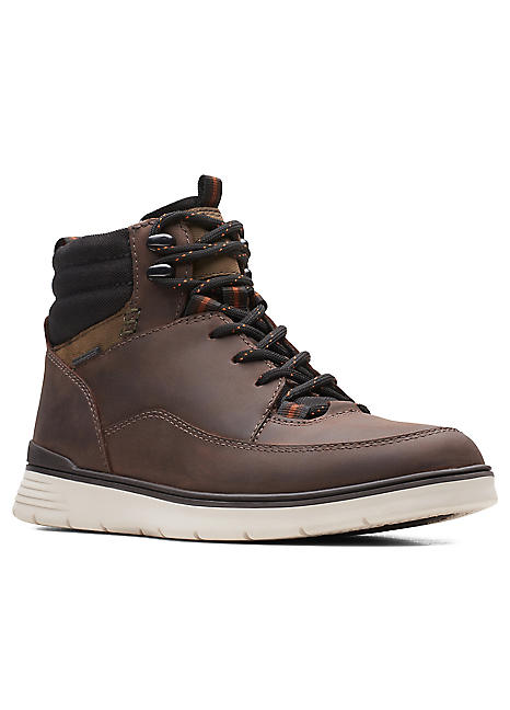 Clarks zip clearance up boots mens