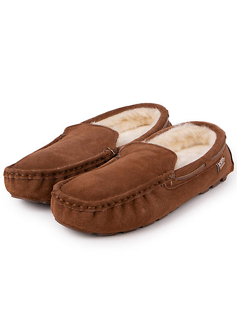 Totes moccasin sale slippers mens