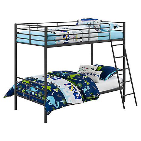 Vintage metal bunk deals beds