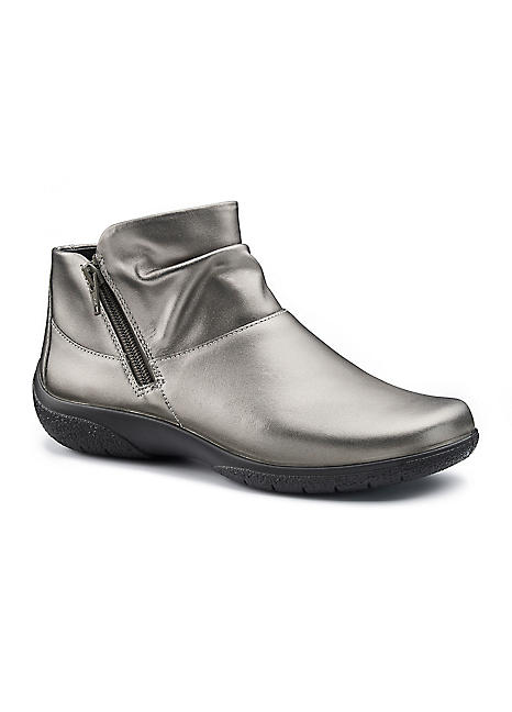 Hotter Extra Wide Fit Ankle Boots Ladies Whisper Boots Extra Wide