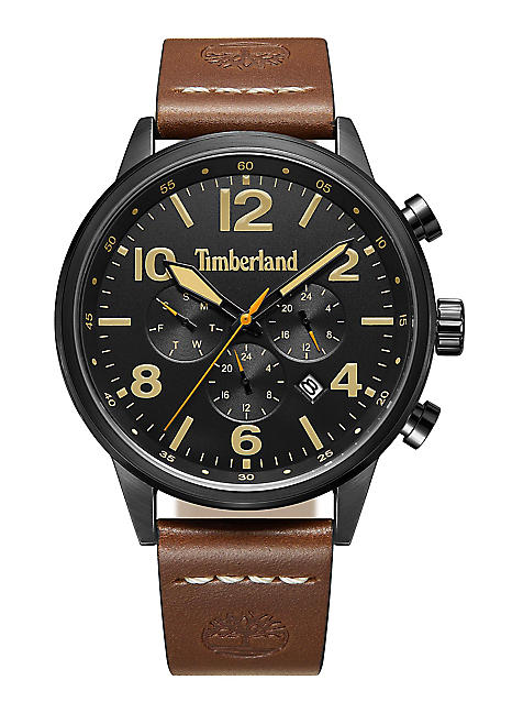 Timberland leather watch strap hotsell