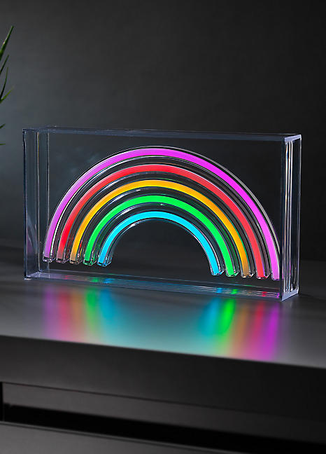 Neon light rainbow discount
