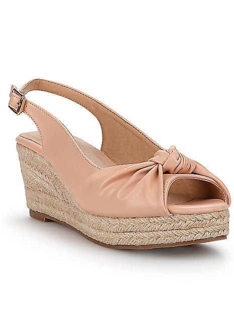 nude espadrille