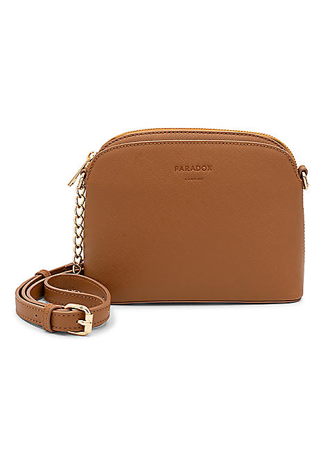 ★TOUT Y EST★ Dolcetto Square Crossbody Bag Olive Brown P3A Tan Italian Leather Crossbody Camera Bag / Handbag with