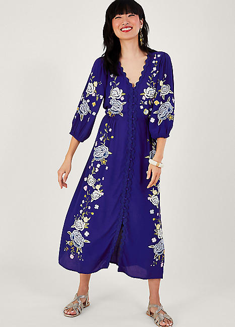 Monsoon olive discount oriental tea dress