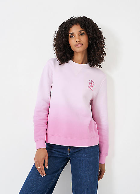 Ombre Crew Neck Sweatshirt by Crew Clothing Company Look Again