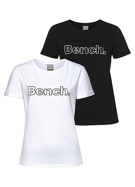 Pack of 2 Logo Print T-Shirts by Bench