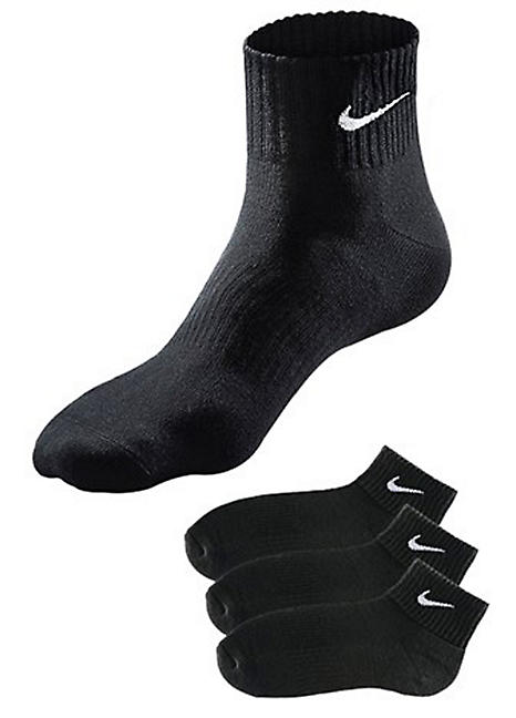 nike black short socks