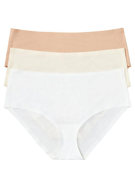 Pack of 2 Seam Free Knickers by Cotton Traders
