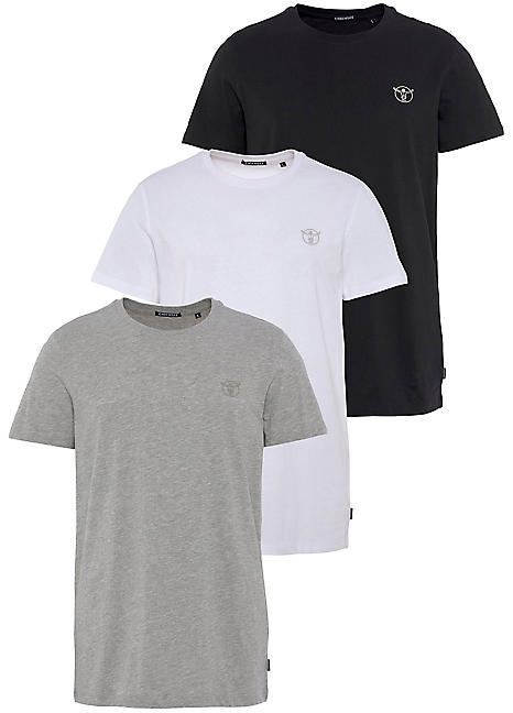 Pack of 3 Short Sleeve T-Shirts by Chiemsee | Look Again