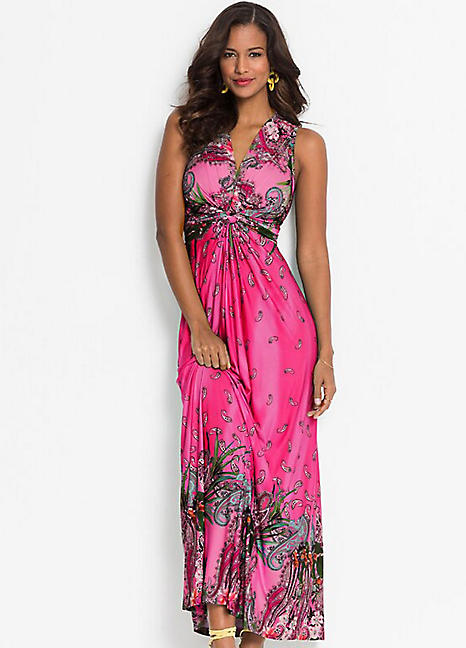 bonprix Floral Print Maxi Dress