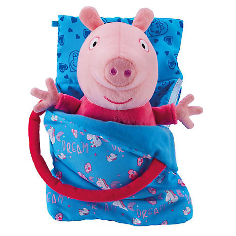 Peppa Pig Sleepover Peppa Plush Toy Look Again