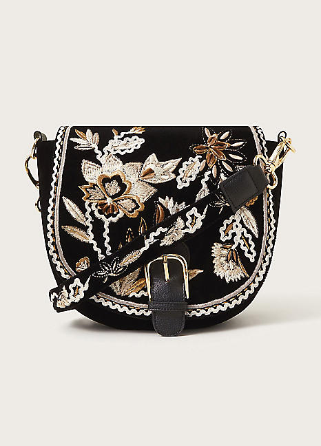 Phoebe Embroidered Cross Body Bag by Monsoon Look Again