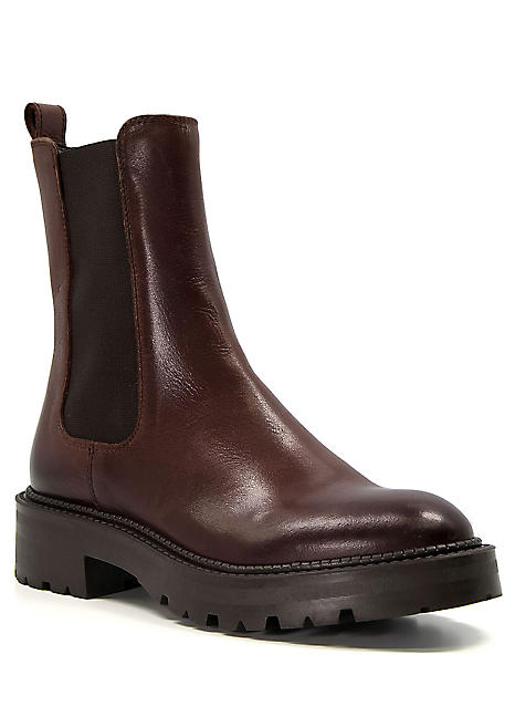 Dune burgundy 2024 chelsea boots