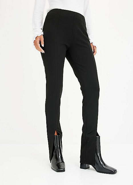 Slit hem leggings discount