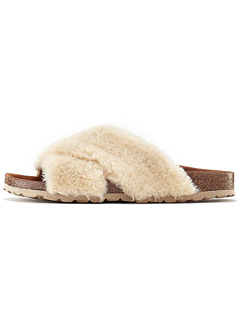 furry slippers