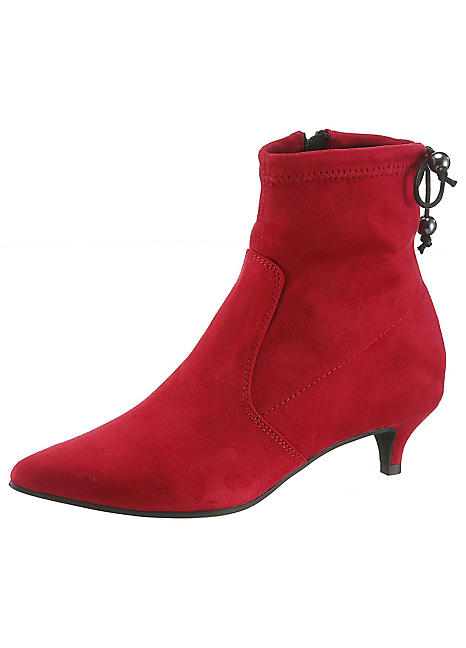 tamaris red boots