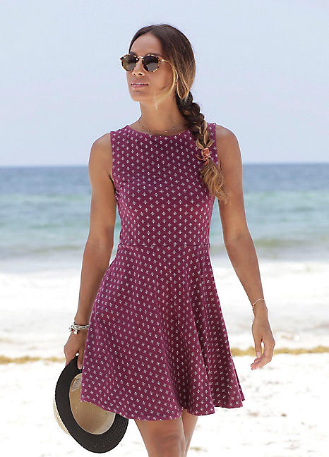 Polka dot beach dress deals