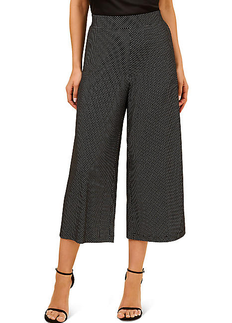 Printed Wide Leg Pull On Pant by Adrianna Papell