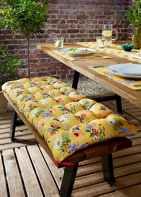 RHS Exotic Garden Indoor/ Outdoor Bench Pad Look Again