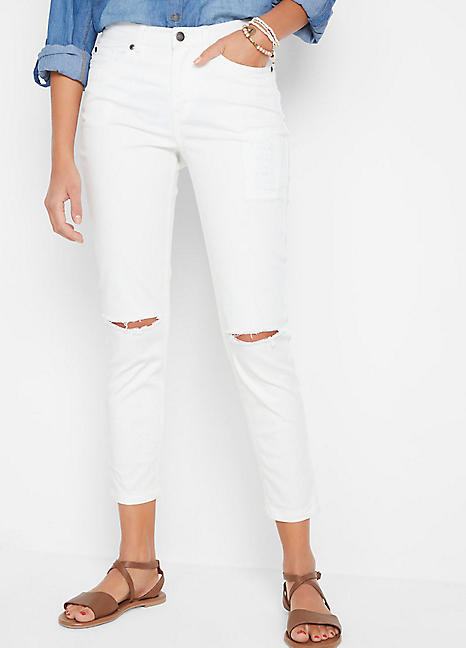 Ripped cropped jeans Clearance