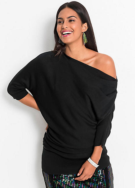 asymmetric hem jumper