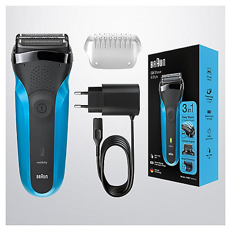 Electric shaver store for beard