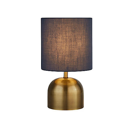 Satin Brass Navy Shade Mini Lamp