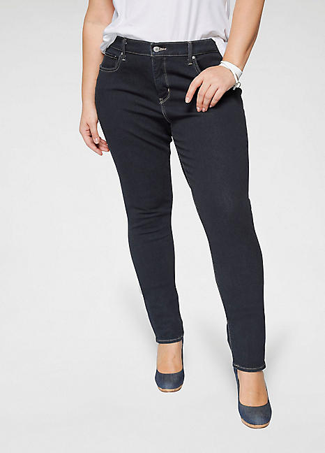 levis black skinny jeans