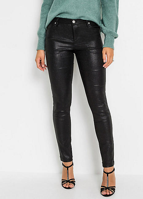 Sparkly Effect Trousers by bonprix 