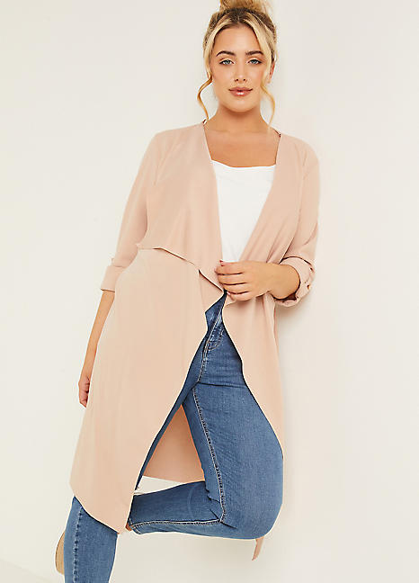 long waterfall blazer