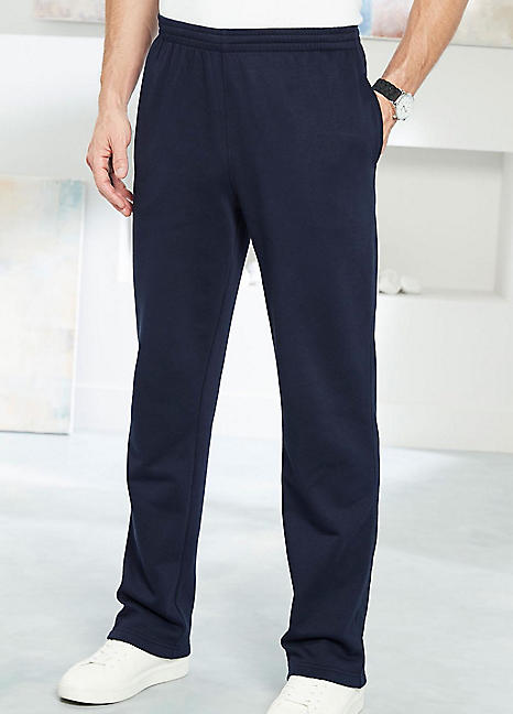 Straight hem jog pants on sale