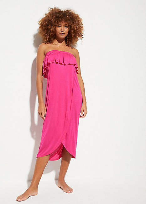 Strapless Beach Dress by bonprix