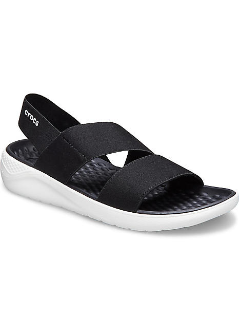 crocs strappy flip flop