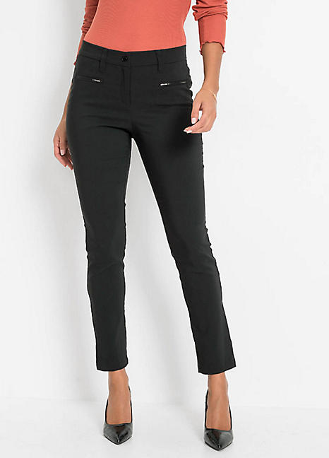 Stretch Bengaline Trousers by bonprix 