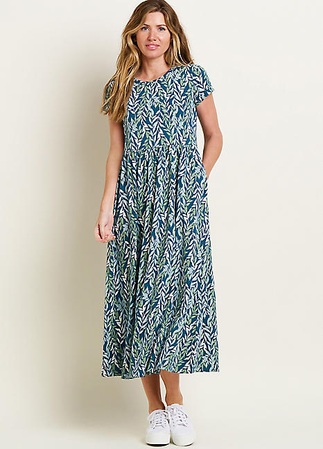 monsoon striped maxi dress