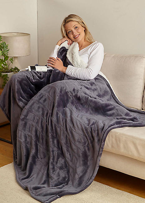 Super Cosy Fleece Electric Blanket by Country Club Look Again