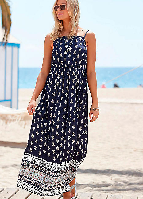 Sustainable Printed Maxi Again Vivance by Dress | Look