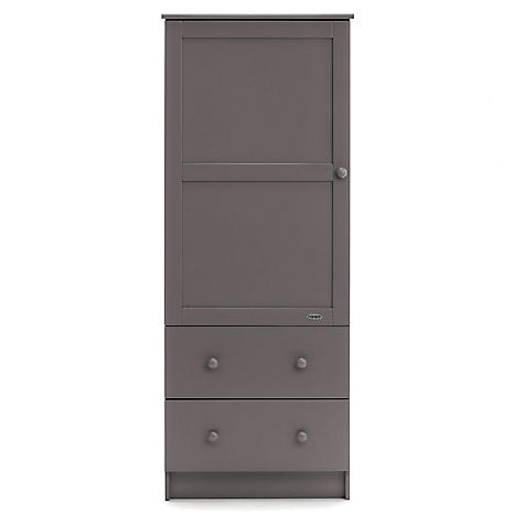 obaby single wardrobe white