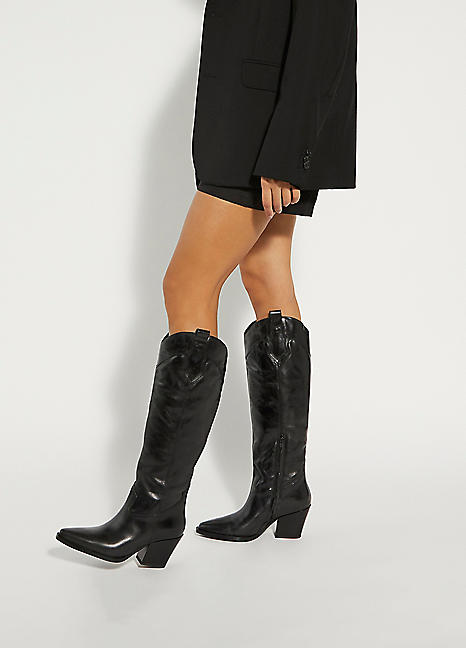 Dune heeled boots best sale