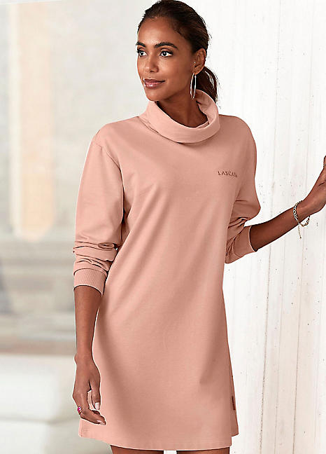 Turtleneck sweatshirt clearance dress