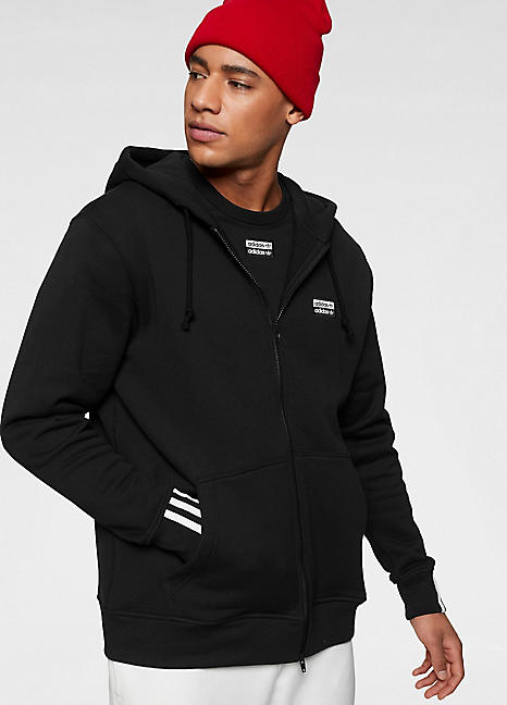 adidas hoodie side stripe