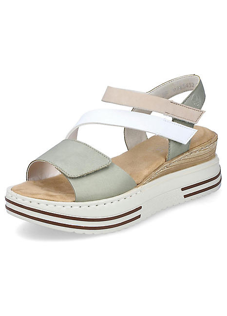 rieker wedge heel sandals