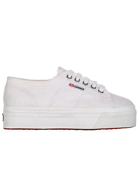 White tennis hot sale shoes superga