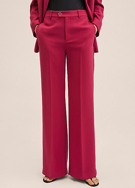 womens straight leg suit trousers